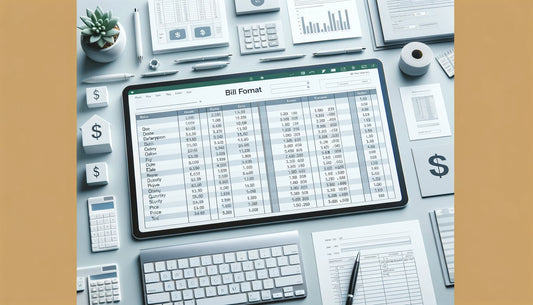 billing template excel