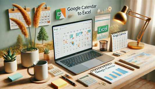 how to export google calendar to excel