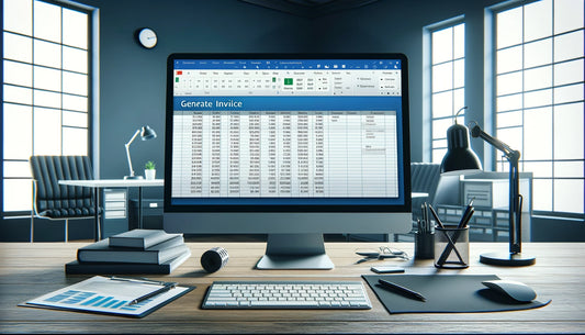 how to make an invoice on excel