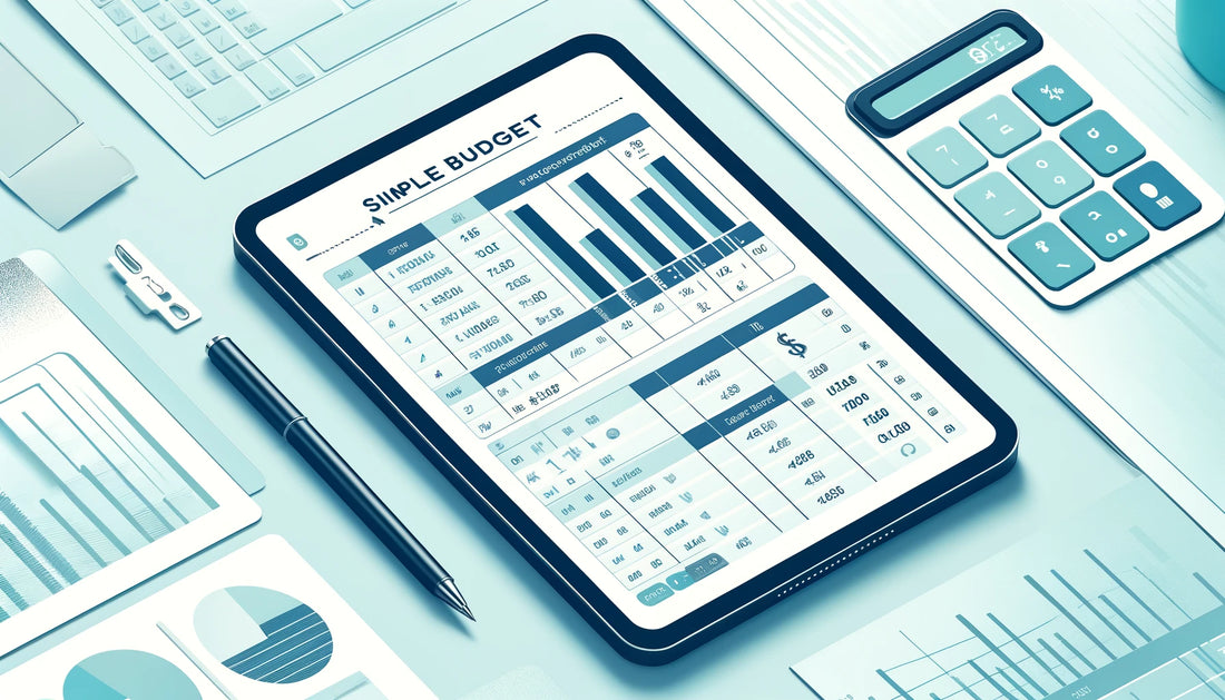 simple budget template excel