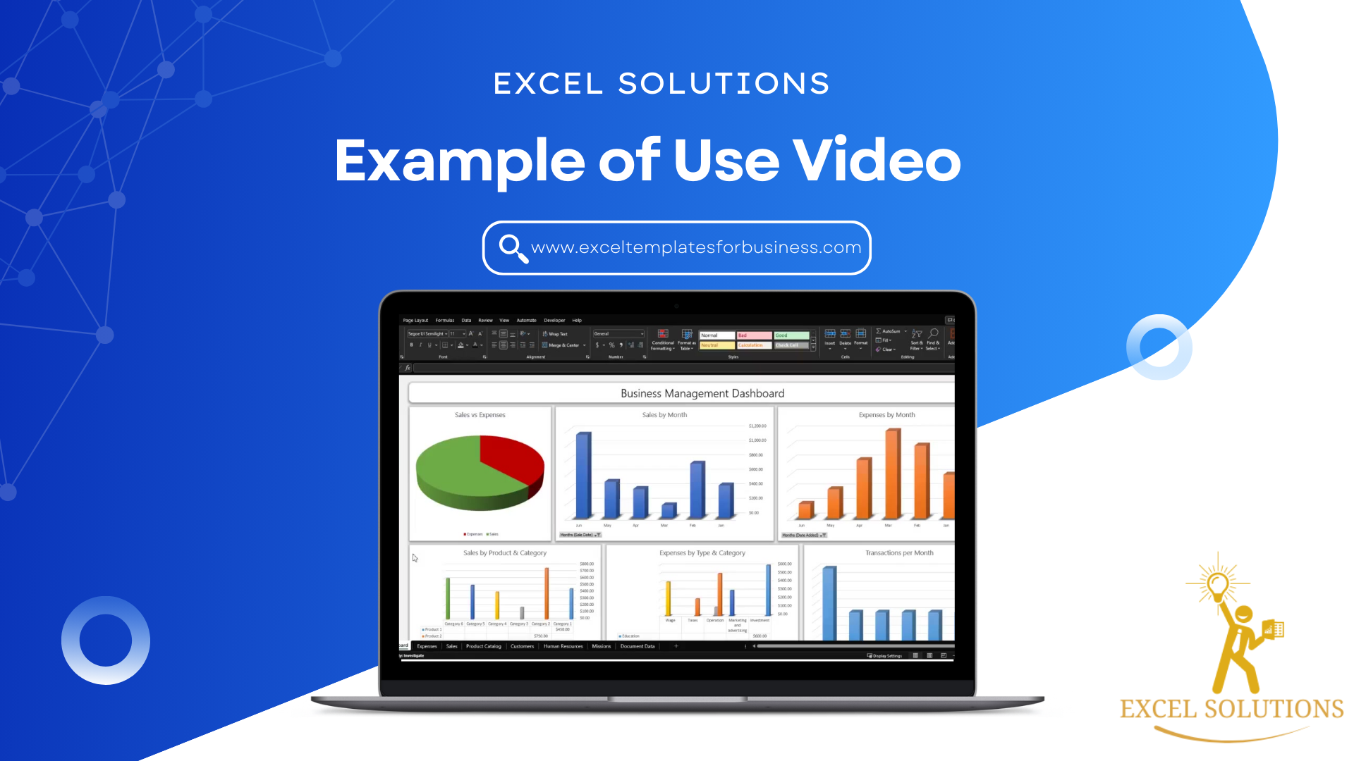 Business Dashboard Excel Template